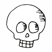 Illustration Skull oder Totenkopf