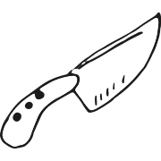 Illustration Messer Küchenmesser